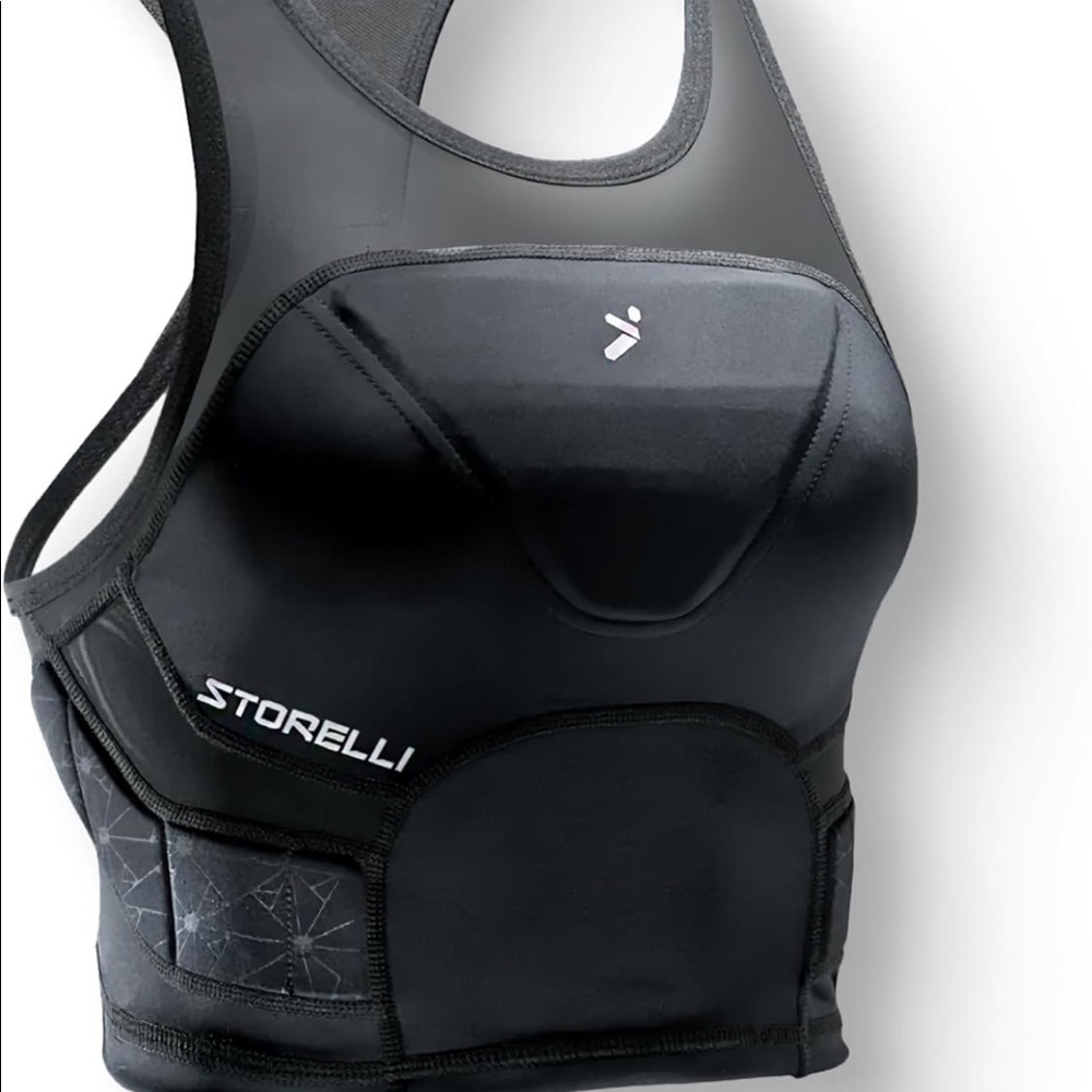 Storelli women’s crop top padded sports bra